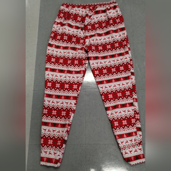 ShoSho Red Holiday Christmas loungewear PJ pajamas Joggers Big Kids Girls XL - Picture 4 of 10